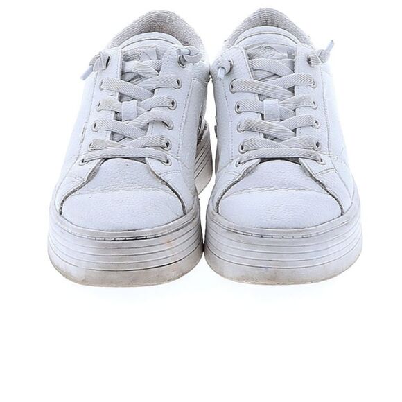 Roxy Shoes - Roxy Womens White Sneakers 6.5 Bessie style Platform Lace Up Shoe Athleisure